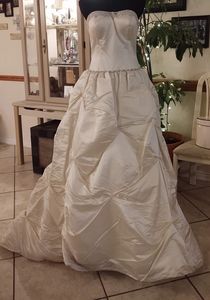 Ivory Demetrios wedding gown
